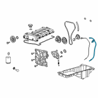 OEM Hummer H3 Oil Tube Diagram - 12590590