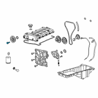 OEM Oldsmobile Crankshaft Balance Bolt Diagram - 11609792