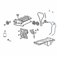 OEM 2009 Chevrolet Colorado Indicator, Oil Level Diagram - 12580811