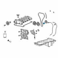 OEM 2007 Chevrolet Colorado Tensioner Diagram - 12598504