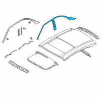 OEM 2004 Infiniti M45 WEATHERSTRIP - Body Side, RH Diagram - 76860-CR900