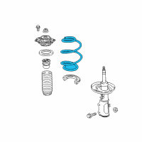 OEM 2019 Buick Regal TourX Coil Spring Diagram - 84402614