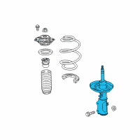 OEM Buick Regal TourX Strut Diagram - 84466135