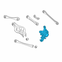 OEM 2016 BMW M235i xDrive Wheel Carrier, Rear Left Diagram - 33-32-6-792-515