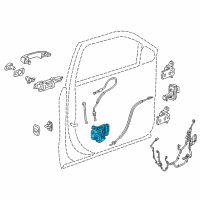 OEM 2019 GMC Terrain Latch Diagram - 13533614