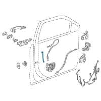 OEM 2021 GMC Terrain Lock Rod Diagram - 84361884