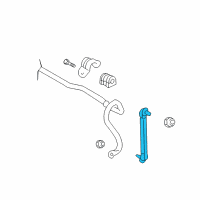 OEM Nissan Versa Note Rod Assembly-Connecting, STABILIZER Diagram - 54618-JX00A