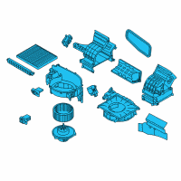 OEM 2016 Kia Sportage Blower Unit Diagram - 971002S050