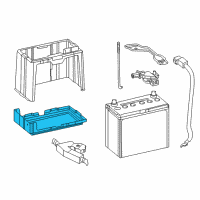 OEM 2016 Honda CR-V Box Battery (55B) Diagram - 31521-T0A-A00