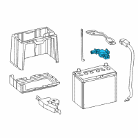 OEM 2018 Acura RDX Sensor Assembly, Battery (L) Diagram - 38920-TR0-A02