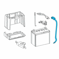 OEM Honda CR-V Cable Assembly, Earth Diagram - 32600-T1W-A00