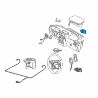 OEM Oldsmobile Sensor Asm-Inflator Restraint Front End Discriminating Diagram - 10354928