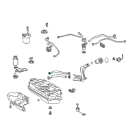 OEM Toyota Connector Hose Clamp Diagram - 90460-22001