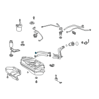 OEM 2001 Toyota Echo Connector Hose Clamp Diagram - 90460-22001