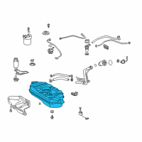 OEM 2002 Toyota Echo Fuel Tank Diagram - 77001-52050