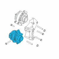 OEM 2009 Ford F-250 Super Duty Alternator Diagram - 7C3Z-10346-CERM