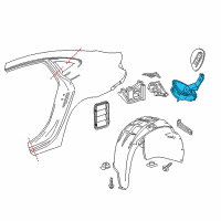 OEM 2018 Buick LaCrosse Filler Pocket Diagram - 26233727