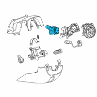 OEM 2021 Chevrolet Silverado 1500 Multifunction Switch Diagram - 84677657