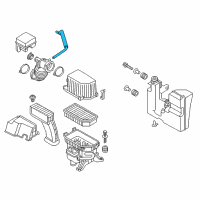 OEM 2014 Kia Forte Hose Assembly-Breather Diagram - 267102E000