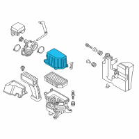 OEM 2012 Kia Soul Cover-Air Cleaner Diagram - 281112K600