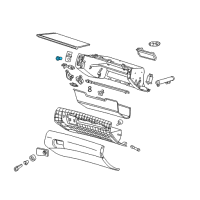 OEM Chevrolet Caprice Switch, Rear Compartment Lid Release Diagram - 92257856
