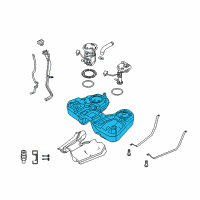 OEM 2008 Ford Taurus X Fuel Tank Diagram - 8A4Z-9002-A