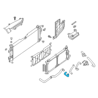 OEM 2019 Nissan Leaf Hose-Converter, Inlet Diagram - 21513-5SA0A