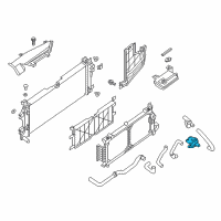 OEM Nissan Leaf Motor Assy-Water Pump Diagram - 21581-5SA0A