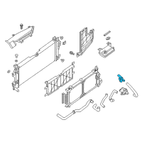 OEM 2018 Nissan Leaf Hose-Radiator, Outlet Diagram - 21501-5SA0A