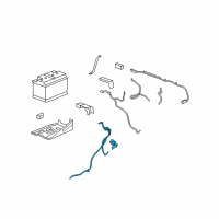 OEM 2008 Chevrolet Suburban 2500 Negative Cable Diagram - 22846471