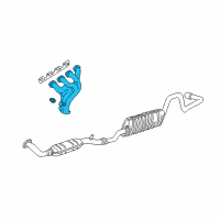 OEM 1999 Ford Ranger Manifold Diagram - F87Z-9430-CA