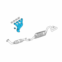 OEM 2000 Ford Ranger Manifold Diagram - F87Z-9430-CA