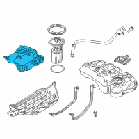 OEM 2022 Jeep Compass Shield-Fuel Tank Heat Diagram - 68246764AA