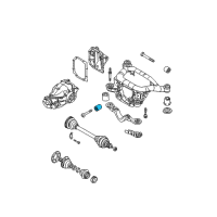 OEM 2003 BMW 325Ci Rubber Mounting Front Diagram - 33-17-6-770-788