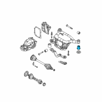 OEM BMW 328Ci Rubber Mounting Rear Diagram - 33-31-6-770-781