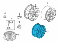 OEM 2022 Honda Civic W-DISK (18X8J) Diagram - 42700-T20-A72