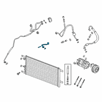 OEM Ford F-350 Super Duty AC Tube Diagram - HC3Z-19E631-A