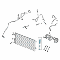 OEM Ford Expedition Drier Desiccant Bag Diagram - FC3Z-19C836-A