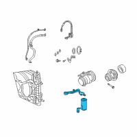 OEM 2004 Chrysler PT Cruiser DRIER-Air Conditioning Diagram - 5096289AA