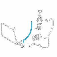 OEM 1999 BMW Z3 Return Pipe Diagram - 32-41-1-094-811