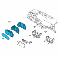 OEM 2017 Hyundai Elantra Cluster Assembly-Instrument Diagram - 94011-F3010