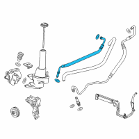 OEM 2018 Chevrolet Silverado 3500 HD Pressure Line Diagram - 23226913