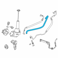 OEM 2018 Chevrolet Silverado 3500 HD Outlet Hose Diagram - 23223118