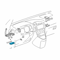 OEM Toyota Matrix Control Module Diagram - 82641-02151