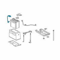 OEM 2011 Lexus IS350 Wire, Earth Diagram - 82284-53030