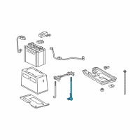 OEM Lexus RC300 Bolt Sub-Assembly, Battery Diagram - 74408-22031