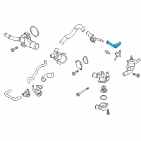 OEM Lincoln MKZ Return Hose Diagram - DS7Z-8N029-A