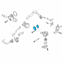 OEM 2019 Lincoln MKZ Plate Diagram - DS7Z-8591-B