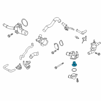 OEM 2015 Lincoln MKZ Thermostat Diagram - DS7Z-8575-B