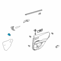 OEM 2010 Lexus RX350 Switch Assembly, Power Window Diagram - 84810-0E021